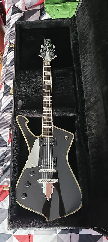 Ibanez PS120-BK Paul Stanley Signature Series Electric Guitar 2010s - Black image 1