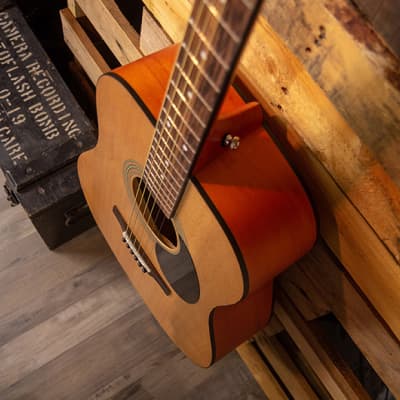 Jasmine S-35 Dreadnought Acoustic Guitar, Natural image 4