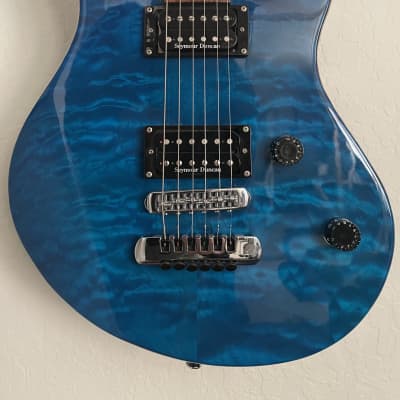 Washburn WM100 1998 Blue Quilted Maple image 2