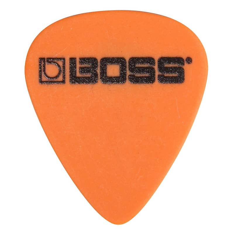 Boss - BPK-12-D60 - Derlin Guitar Picks - Medium / Thin / .60mm / Orange - Pack of 12 image 1