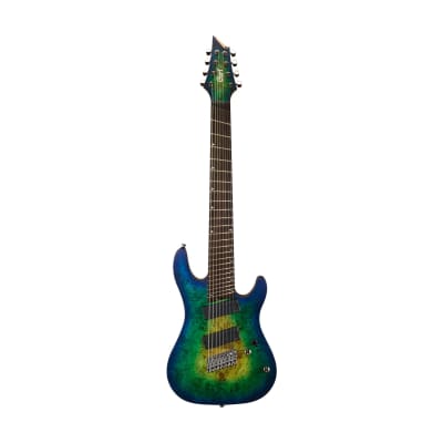Cort KX-508MS II MBB Mariana Blue Burst Electric Guitar W/Bag for sale