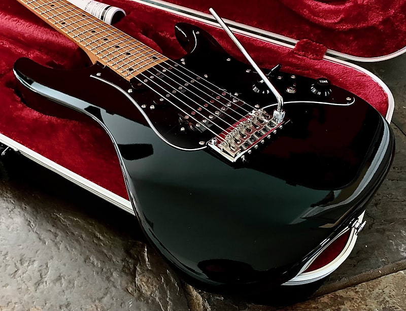 ギター Ibanez AZ 24047 Prestige MADE IN JAPAN Ibanez AZ24047 BK Prestige Japan - black 7 string electric