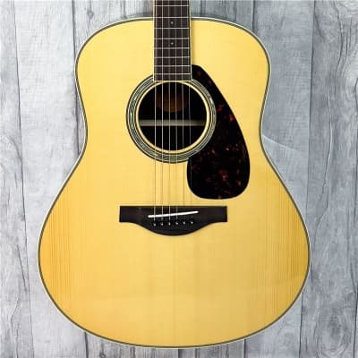 Yamaha LL6 ARE Dreadnought Electro Acoustic, Natural, Second-Hand for sale