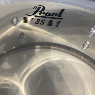 Pearl New Out of Box, 14x6.5" S-614D Steel Shell Snare Drum (#7) 1990s - Chrome image 14