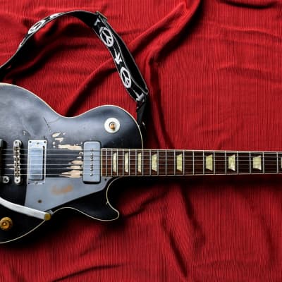 Gibson Les Paul Neil Young "Old Black" Style Replica Relic W/ Case Heavy Aged From Dax&Co. W/ COA! image 10