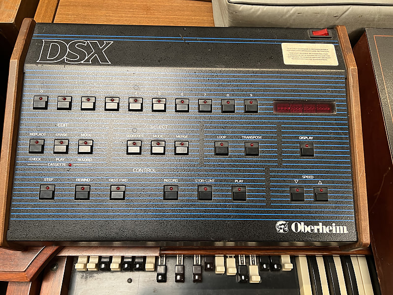 Oberheim DSX Digital Polyphonic Sequencer 1980s - Blue image 1