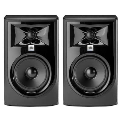 2x JBL 305P MkII Active Speaker Pair Powered Studio Monitor PROAUDIOSTAR image 1