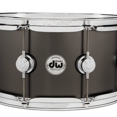 DW Collector's Series Satin Black Over Brass 7x13" Snare Drum