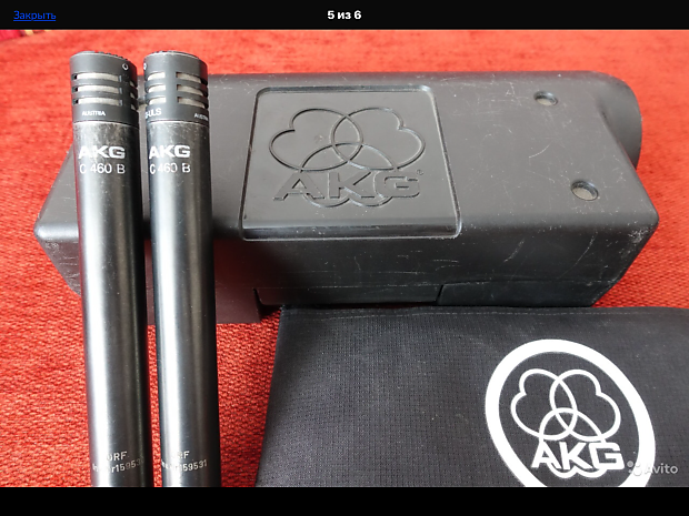 Stereo pair Akg C460B with CK 63-ULS capsules | Reverb