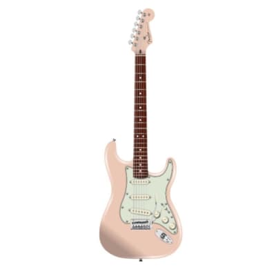 Fender Limited Edition American Professional II Stratocaster 6-String Right-Handed Electric Guitar with Alder Body and Rosewood Fingerboard (Shell Pink)