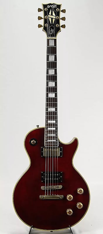 Orville by Gibson	LPC Les Paul Custom with Rosewood Fretboard image 7