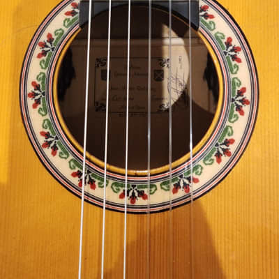 UNIQUE Juan Montes Rodriguez Guitar Blanca Flamenca Cutaway 2020 with LARS CM-G and HyVibe Electronics image 6