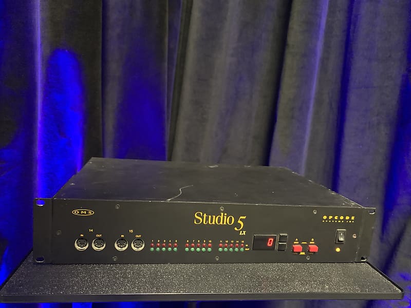 Opcode Systems Studio 5LX MIDI Interface Rack Unit Reverb