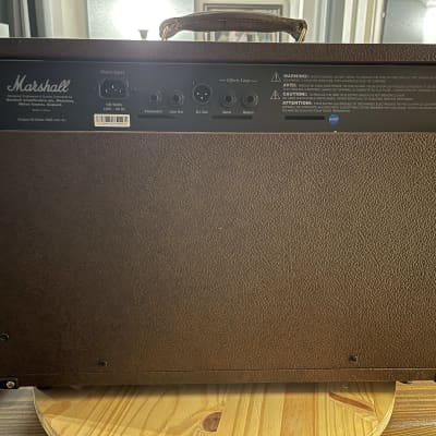 Marshall Acoustic Soloist AS50R 2-Channel 50-Watt 2x8" Acoustic Guitar Combo 2000s - Brown image 3