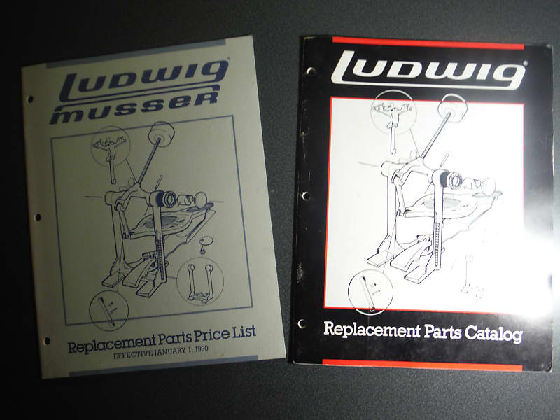 Ludwig 1990 Ludwig Parts Catalog & Price List Reverb