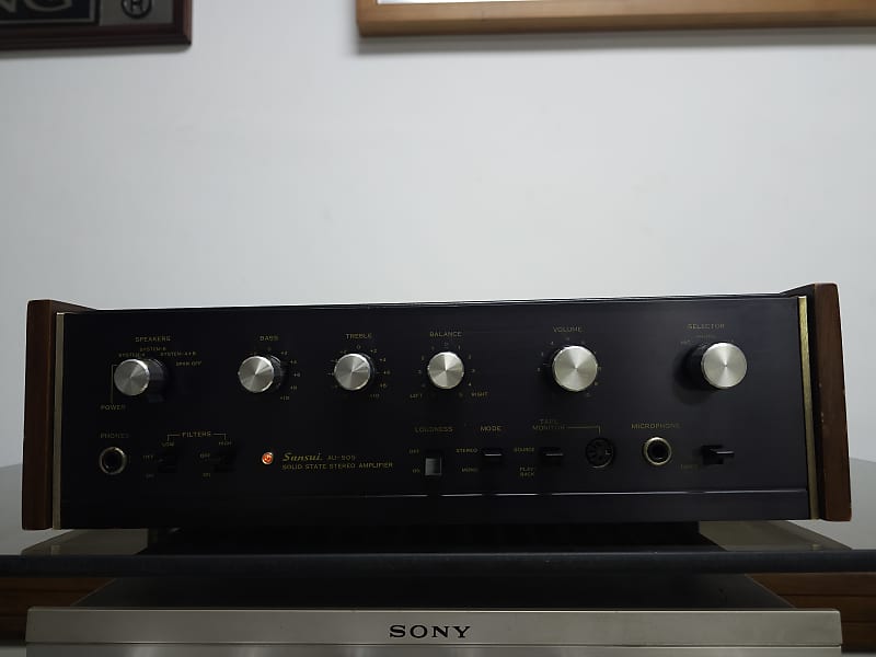 Sansui Au-505 Stereo Amplifier Operational  			