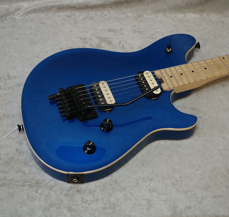 2019 EVH Wolfgang Special electric guitar in Metallic Blue (blemish) | Reverb