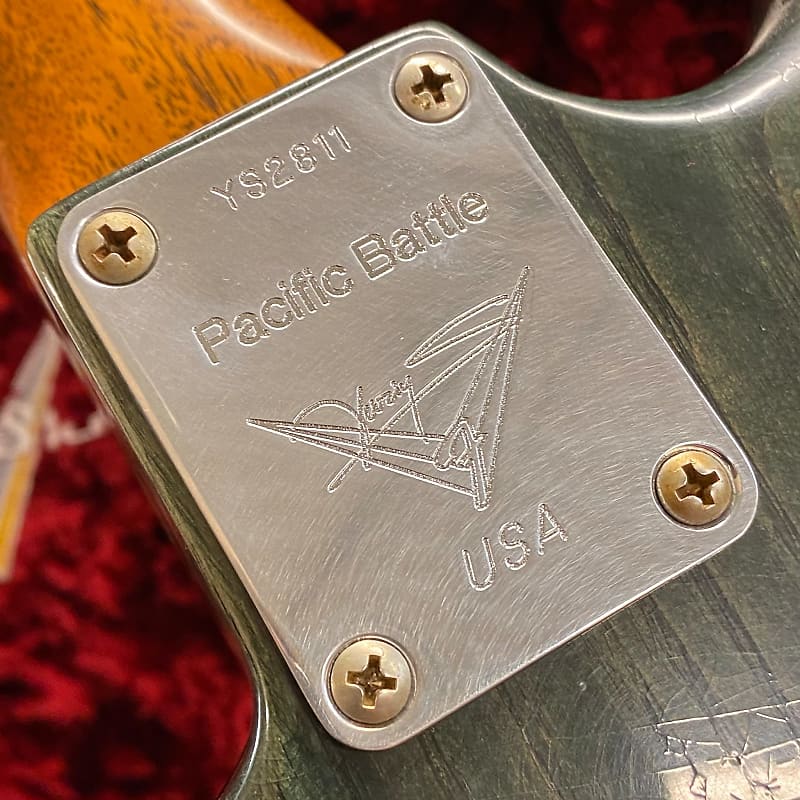 Fender Custom Shop Builder Select Yuriy Shishkov Masterbuilt Pacific Battle Stratocaster image 4