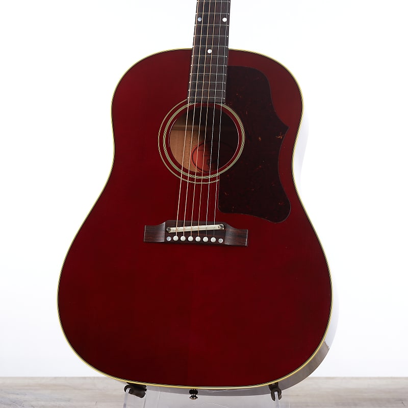 Gibson 60s J-45 Original, Adjustable Saddle , Wine Red | Modified image 1