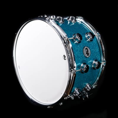 DW Collector's Series 14'' x 8'' Maple SSC Snare Drum,Teal Glass