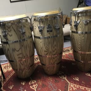 Like New! LP Giovanni Palladium Series Conga Set with 2 hard travel cases  and 1 travel bag! | Reverb UK