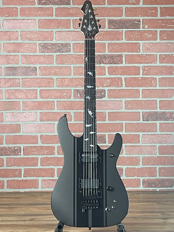 Schecter DJ Ashba USA Signature Electric Guitar - Satin Charcoal Grey