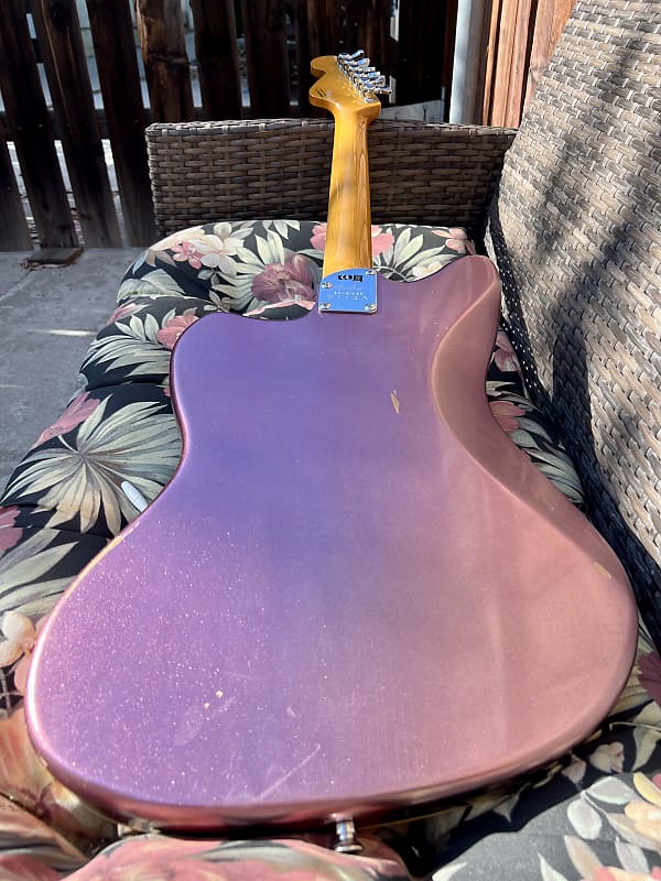 MJT ボディバーガンディレッド Flat Top Bound Burgundy Mist Metallic Jazzmaster / MJT