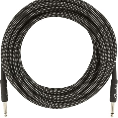 Genuine Fender Professional Series Guitar/Instrument Cable, GRAY TWEED - 25' ft image 2