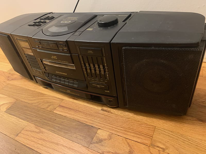 JVC PC-X200 AM/FM CD Cassette 5band Eq Hyper Bass Boombox Portable deals Stereo