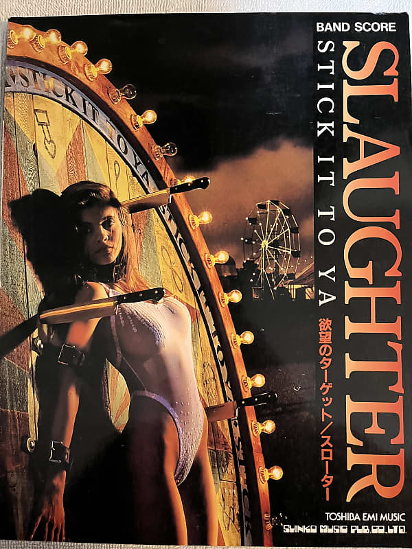 Slaughter - Stick It To Ya - Guitar and Bass tab / tablature Book - Japan image 1