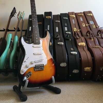 Legend Stratocaster LH Lefty Left Handed Strat made by Aria image 2