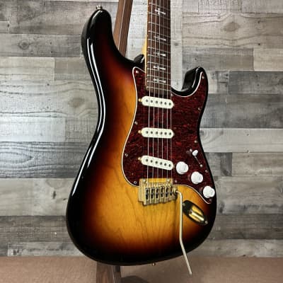 Warmoth Partscaster Stratocaster - Sunburst (Warmoth Custom Neck & Body, Lindy Fralin 69' Woodstock Pickups) image 2