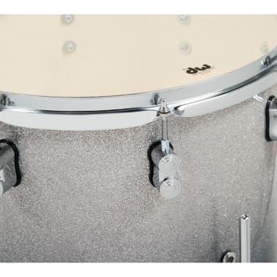 PDP Concept Maple 5pc Drum Set Silver To Black Fade image 3