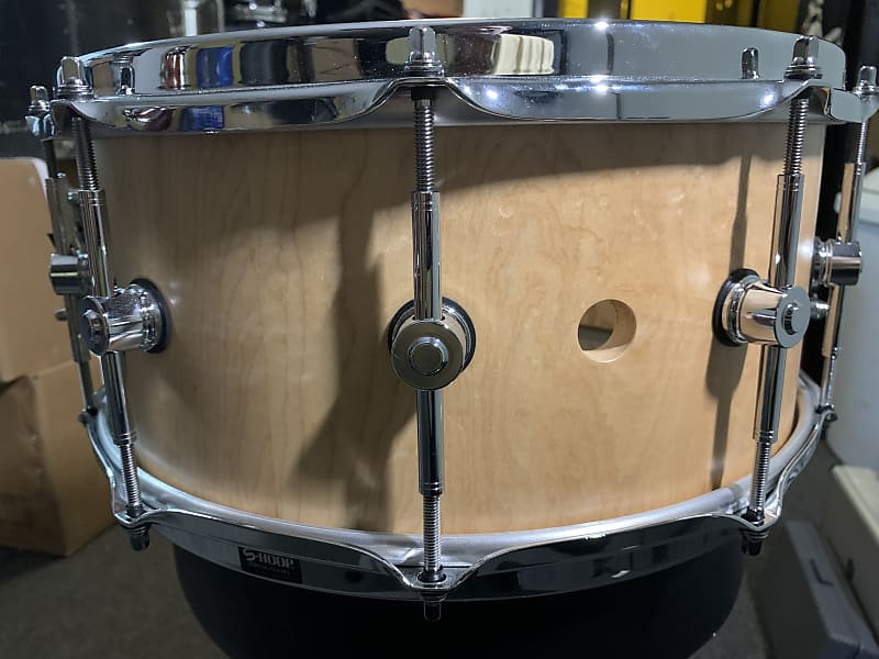 Hendrix Snare drum  Natural maple player stave 6.5 x 14 image 1