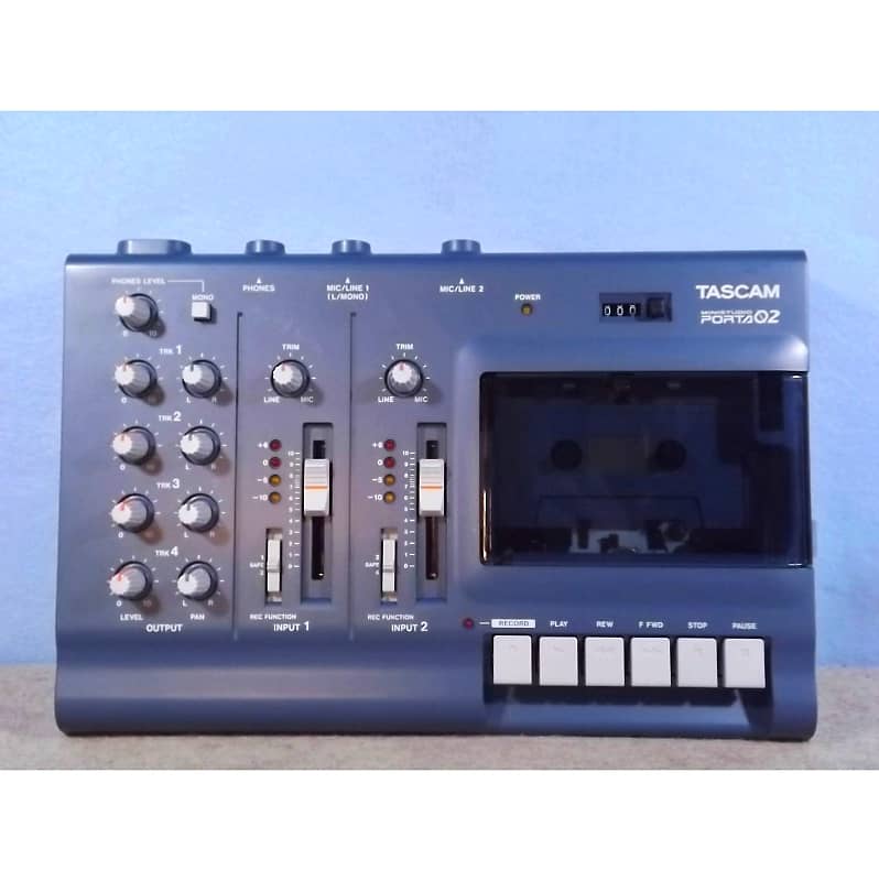 TASCAM Porta 02 Ministudio 4-Track Cassette Recorder | Reverb