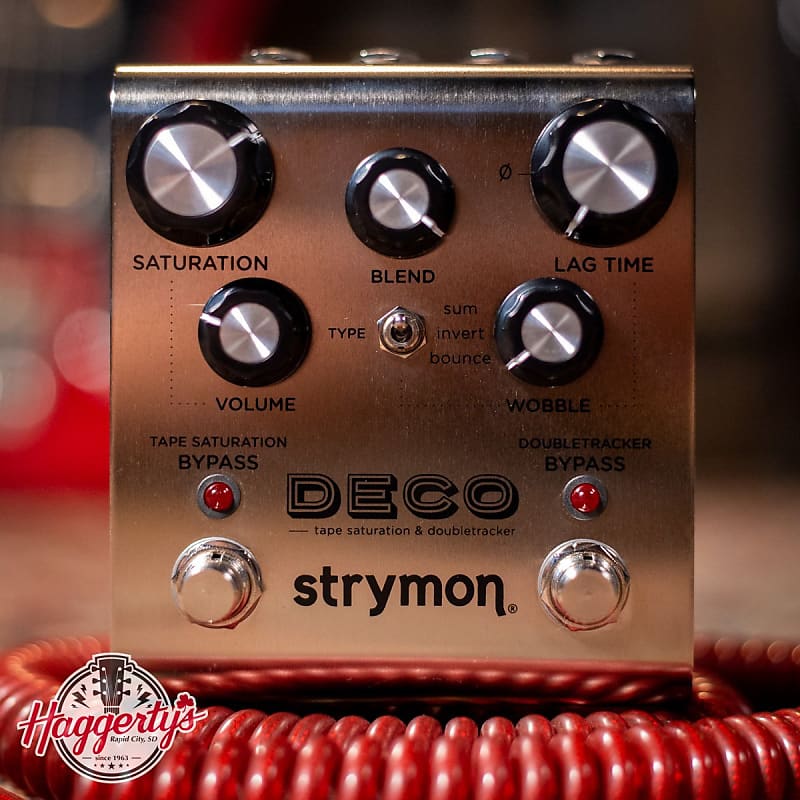 Strymon Deco Tape Saturation and Double Tracker Guitar Effects Pedal image 1