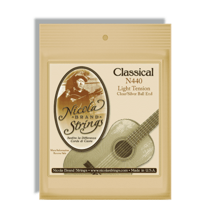 Nicola Brand Strings Classical N440 - Light Tension - Ball End - Silver Wrap Silver Wrap image 1