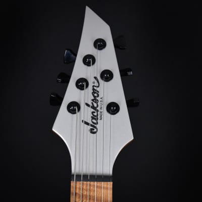 Jackson Custom Shop USA Misha Mansoor Signature Juggernaut HT6 Satin Silver (JMM1910771) image 7