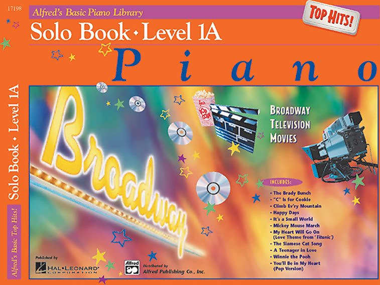 Alfred's Basic Piano Library: Top Hits! Solo Book 1A | Reverb