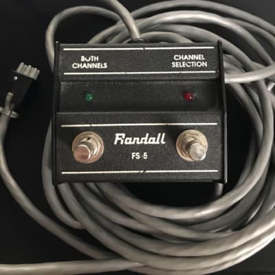 Randall RG100HT Guitar Amplifier Solid State Rack - FS5 Pedal - Owner's Manual image 5