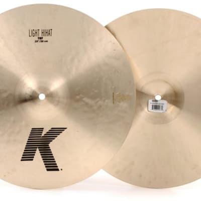 Zildjian 15 inch K Zildjian Light Hi-hat Cymbals image 8