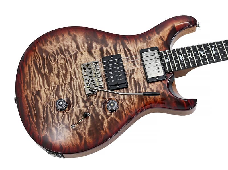 Paul Reed Smith Wood Library Custom 24 Quilt Top Burnt Maple Leaf Torrefied Maple Neck image 1