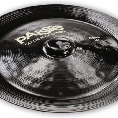 Paiste 16 inch Color Sound 900 Black China Cymbal image 1