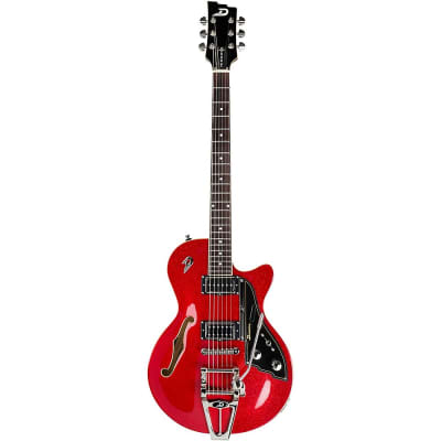 Duesenberg Starplayer TV Semi-Hollow Electric Guitar Red Sparkle image 2