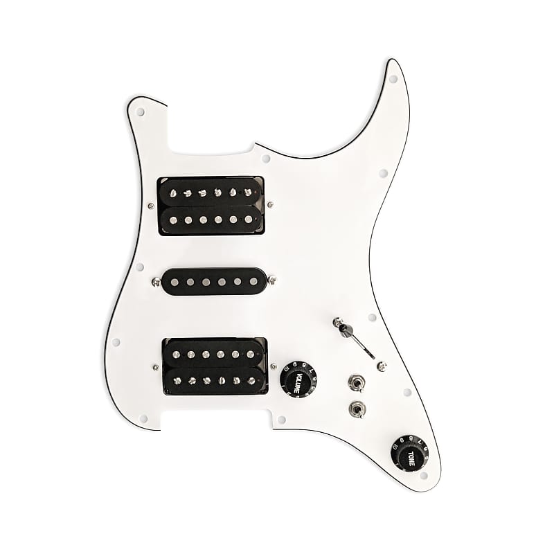 CJLab Pickups - Prewired SETbucker Hum-Single-Hum (HSH) Pickguard Set image 1