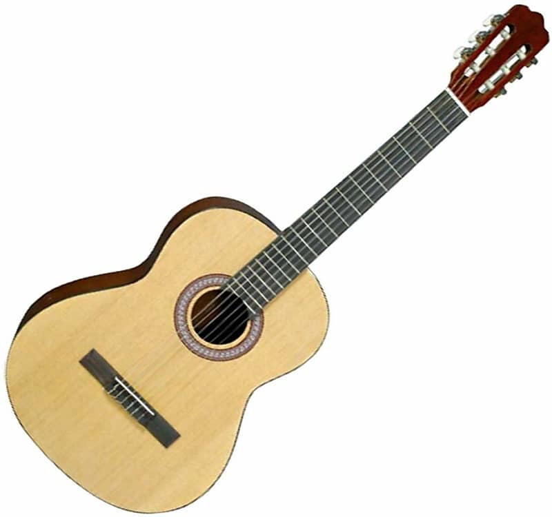 J Reynolds JRC10 Concert Style Spruce Top Mahogany Neck 6-String Classical Acoustic Guitar image 1