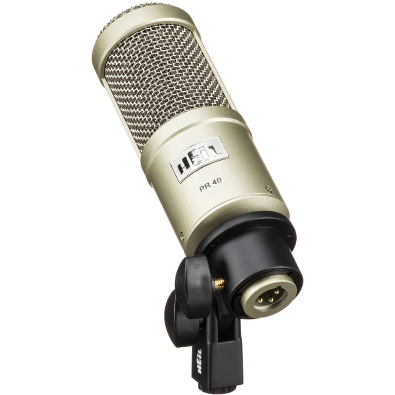 Heil Sound PR 40 Dynamic Cardioid Front-Address Studio Microphone  (Champagne) 885936794014 | Reverb