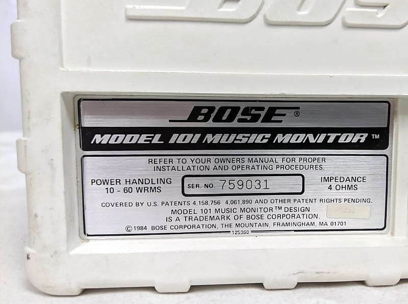 Bose Altavoces para monitor de música Serie II 101