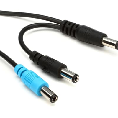 Voodoo Lab HX Current Doubler Cable - 18-inch Dual 2.1mm to 2.5mm Straight Barrel Power Cable image 2
