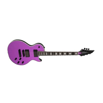 Jackson Pro Series Signature Marty Friedman MF-1 6-String, Ebony Fingerboard, Mahogany Body, and Cracked Mirror Top Electric Guitar (Right-Handed, Purple Mirror) image 4